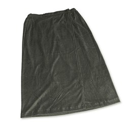 SALON FIRST Body wrap - charcoal - terry towelling